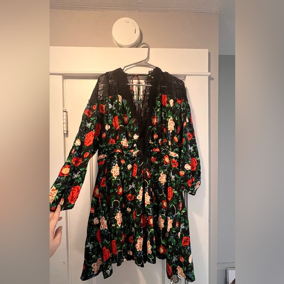 Anthropologie Lacy V-Neck Mini Dress size 18w - Picture 8 of 10